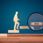 Businessman want to growth and get MBA education